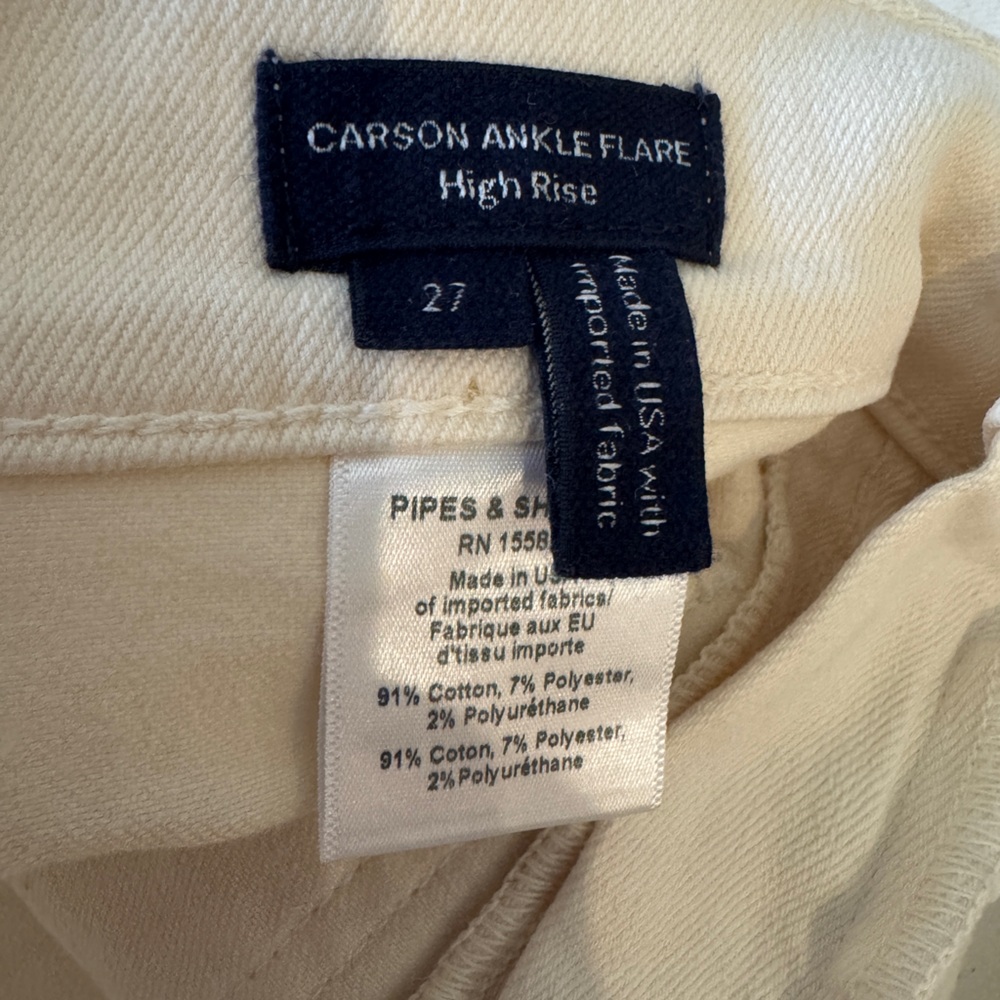 Veronica Beard Carson Patch-Pocket Kick-Flare Jea… - image 7